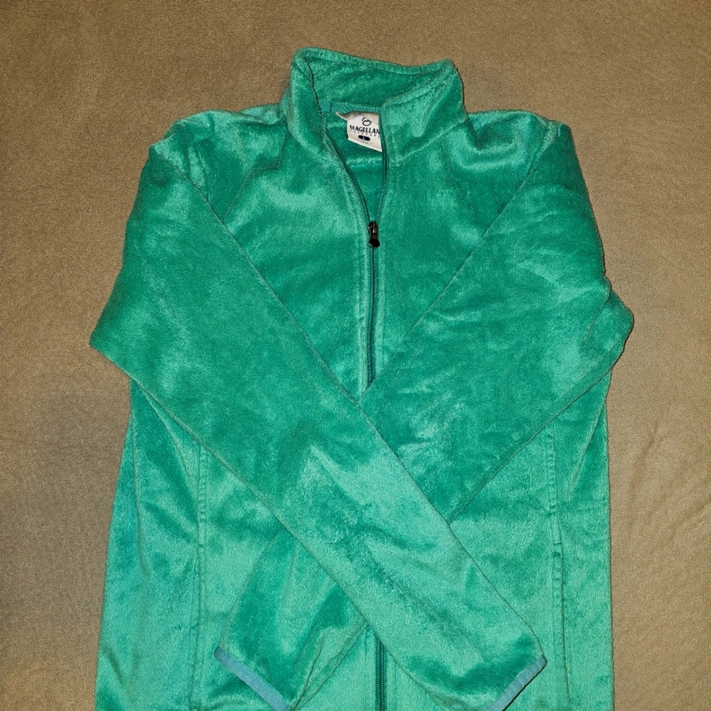 Magellan Velvet Aqua Blue Sweater - Large